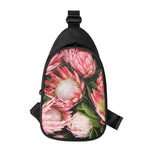 Bunches of Proteas Print Chest Bag