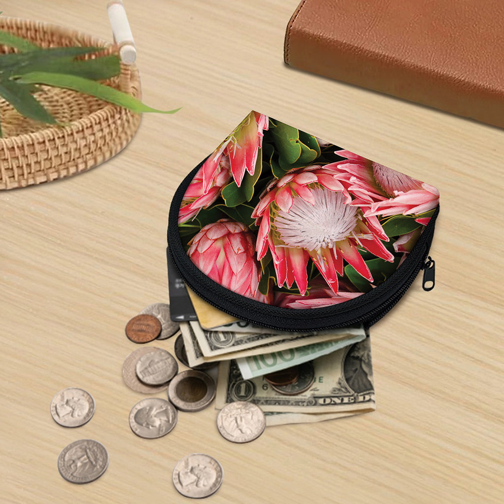 Bunches of Proteas Print Coin Purse