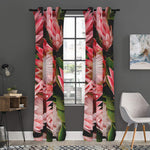 Bunches of Proteas Print Curtain