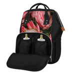 Bunches of Proteas Print Diaper Bag