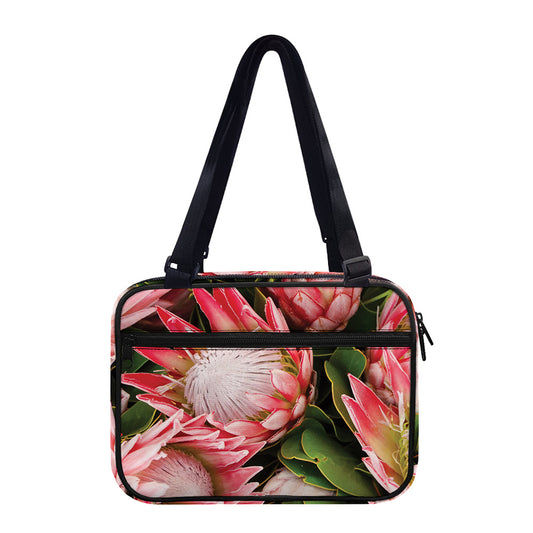Bunches of Proteas Print Double Strap Bible Bag