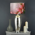 Bunches of Proteas Print Drum Lamp Shade