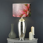 Bunches of Proteas Print Drum Lamp Shade