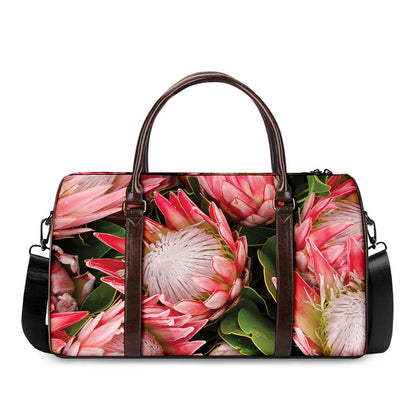 Bunches of Proteas Print Duffle Bag