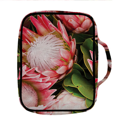 Bunches of Proteas Print Front Pocket Bible Bag