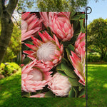 Bunches of Proteas Print Garden Flag