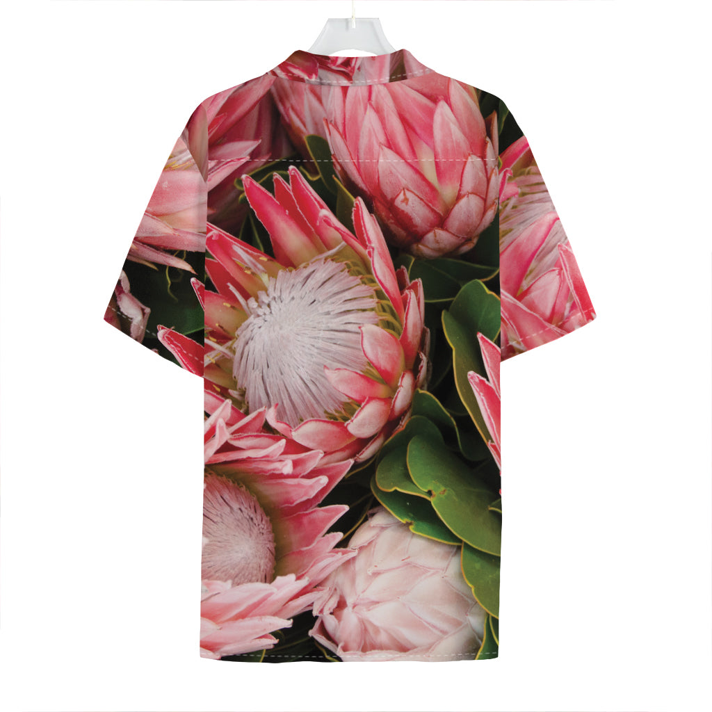 Bunches of Proteas Print Hawaiian Shirt