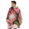 Bunches of Proteas Print Hoodie Blanket