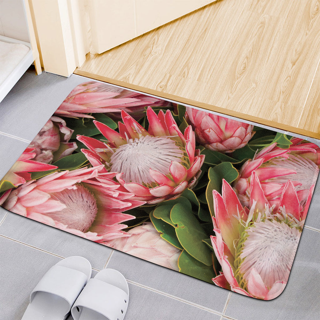 Bunches of Proteas Print Indoor Door Mat