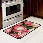 Bunches of Proteas Print Kitchen Mat