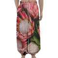 Bunches of Proteas Print Lantern Pants