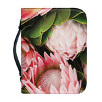 Bunches of Proteas Print Leather Bible Cover