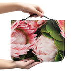 Bunches of Proteas Print Leather Bible Cover