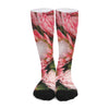 Bunches of Proteas Print Long Socks