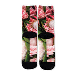 Bunches of Proteas Print Long Socks