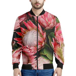 Bunches of Proteas Print Men's Bomber Jacket