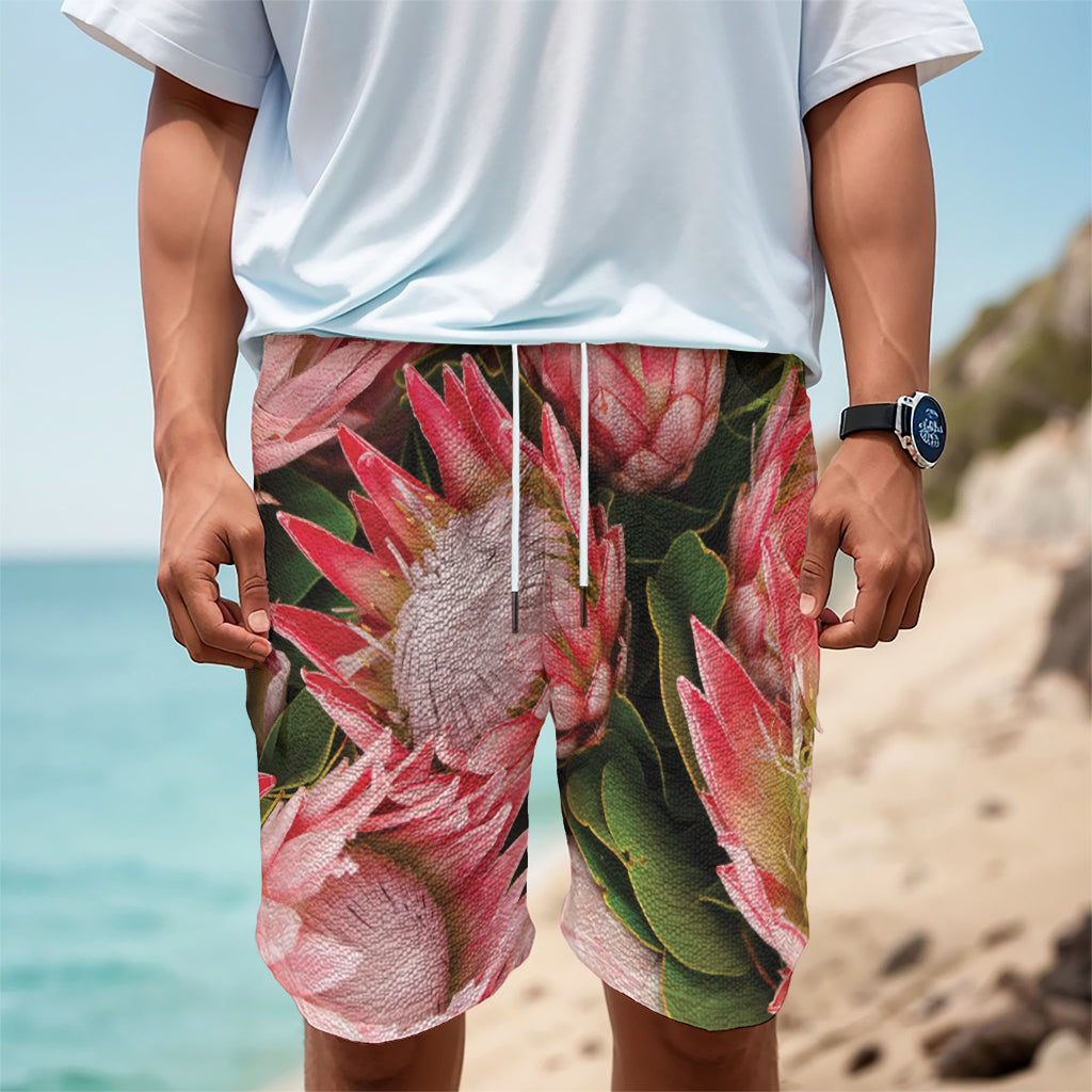 Bunches of Proteas Print Men's Cargo Shorts