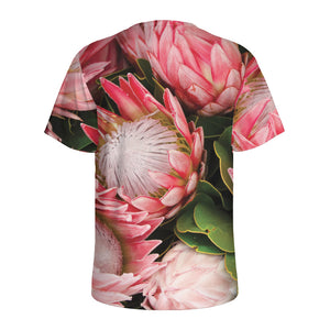 Bunches of Proteas Print Men's Sports T-Shirt