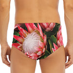 Bunches of Proteas Print Men's Triangle Swim Briefs