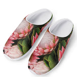 Bunches of Proteas Print Mesh Casual Shoes