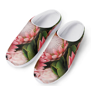 Bunches of Proteas Print Mesh Casual Shoes