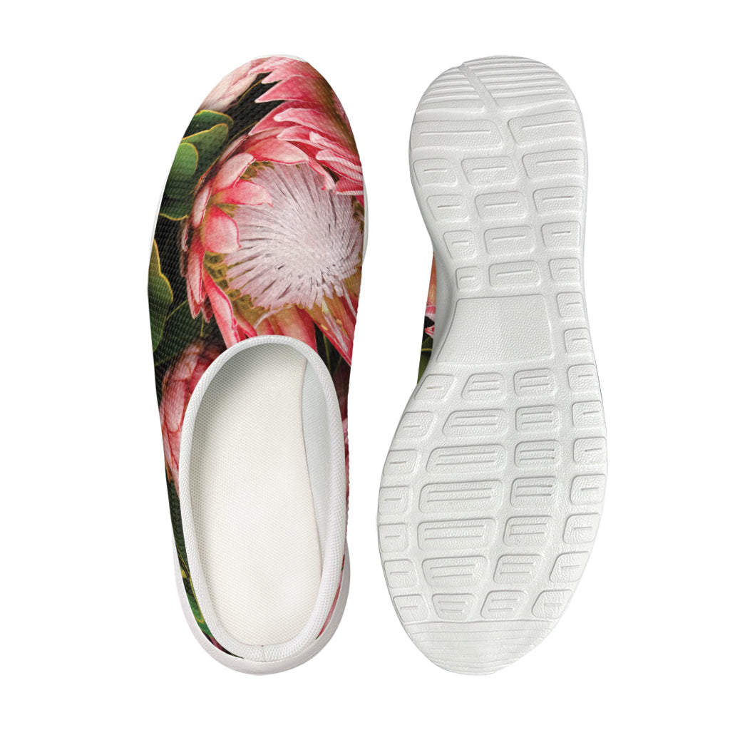 Bunches of Proteas Print Mesh Casual Shoes