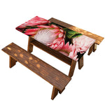Bunches of Proteas Print Picnic Table Cover