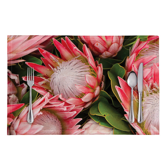 Bunches of Proteas Print Placemat