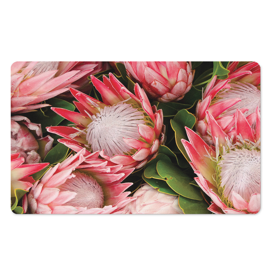 Bunches of Proteas Print Polyester Doormat