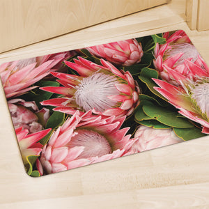 Bunches of Proteas Print Polyester Doormat