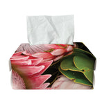 Bunches of Proteas Print Rectangle Tissue Box Cover