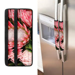 Bunches of Proteas Print Refrigerator Handle Covers