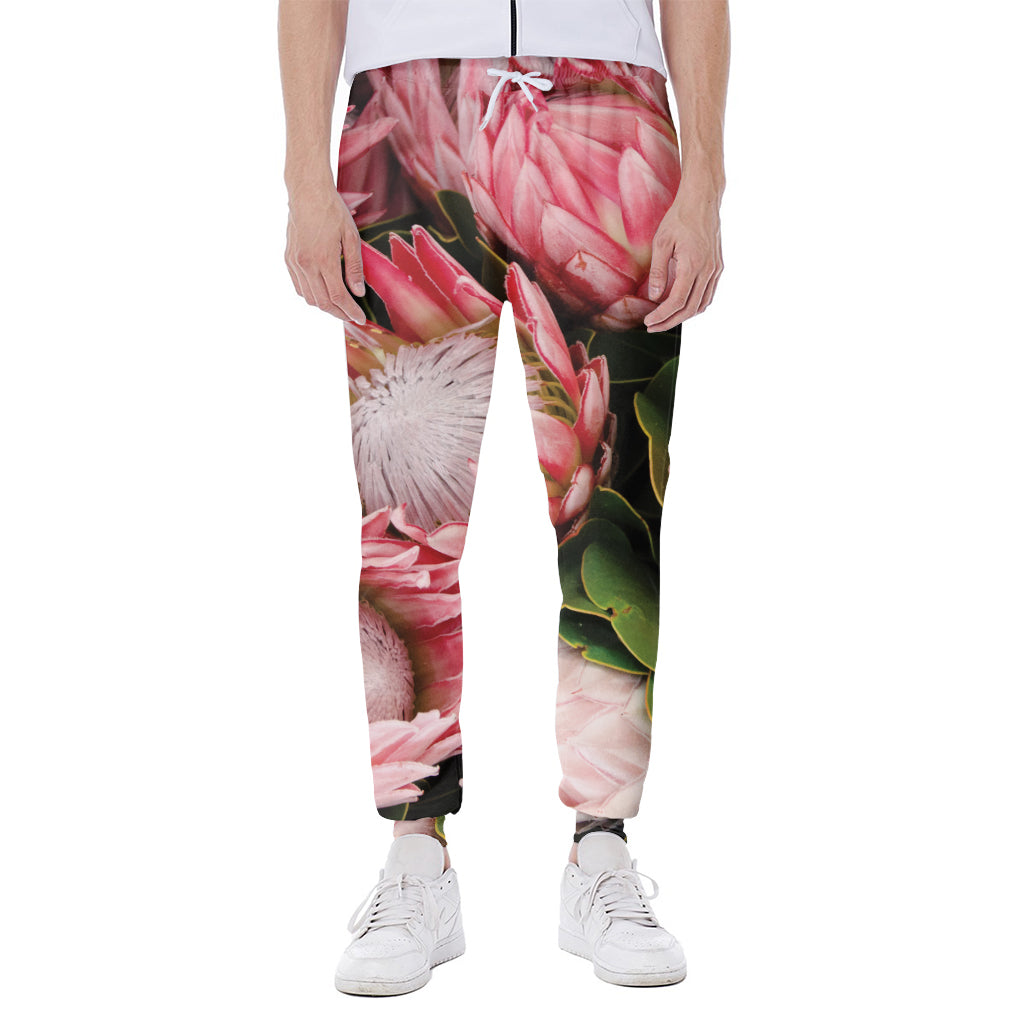 Bunches of Proteas Print Scuba Joggers