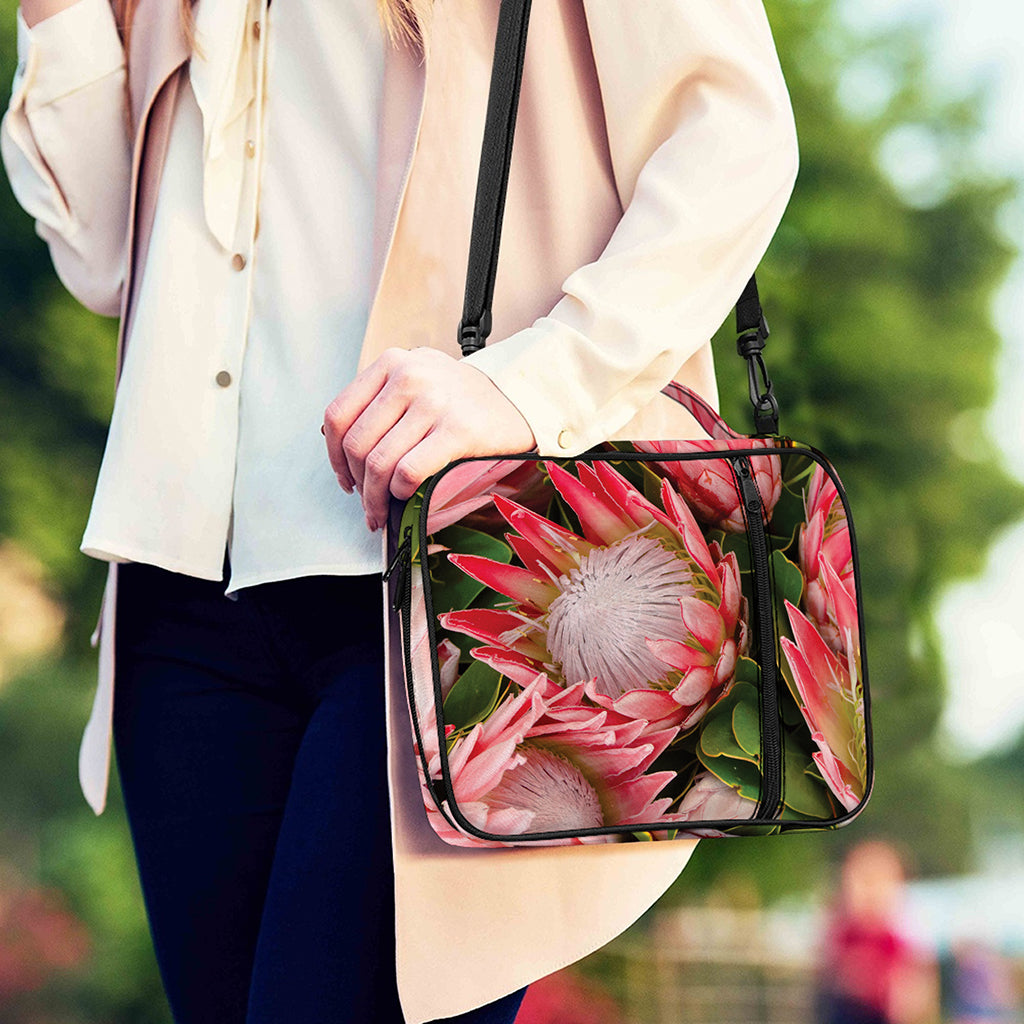 Bunches of Proteas Print Shoulder Strap Bible Bag