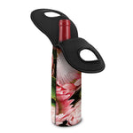 Bunches of Proteas Print Single Neoprene Wine Tote