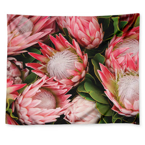 Bunches of Proteas Print Tapestry