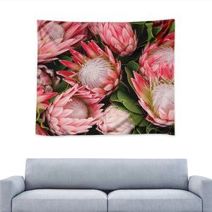 Bunches of Proteas Print Tapestry