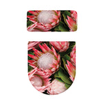 Bunches of Proteas Print Toilet Lid And Tank Cover Set