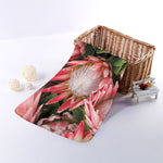 Bunches of Proteas Print Towel