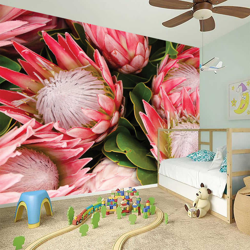 Bunches of Proteas Print Wall Sticker