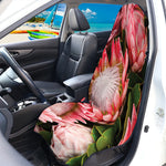 Bunches of Proteas Print Waterproof Car Seat Cover