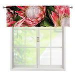 Bunches of Proteas Print Window Valance