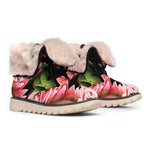 Bunches of Proteas Print Winter Boots