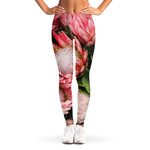 Bunches of Proteas Print Women's Leggings