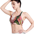 Bunches of Proteas Print Women's Sports Bra