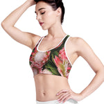 Bunches of Proteas Print Women's Sports Bra