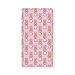 Bunny Corgi Pattern Print Baby Crib Sheet