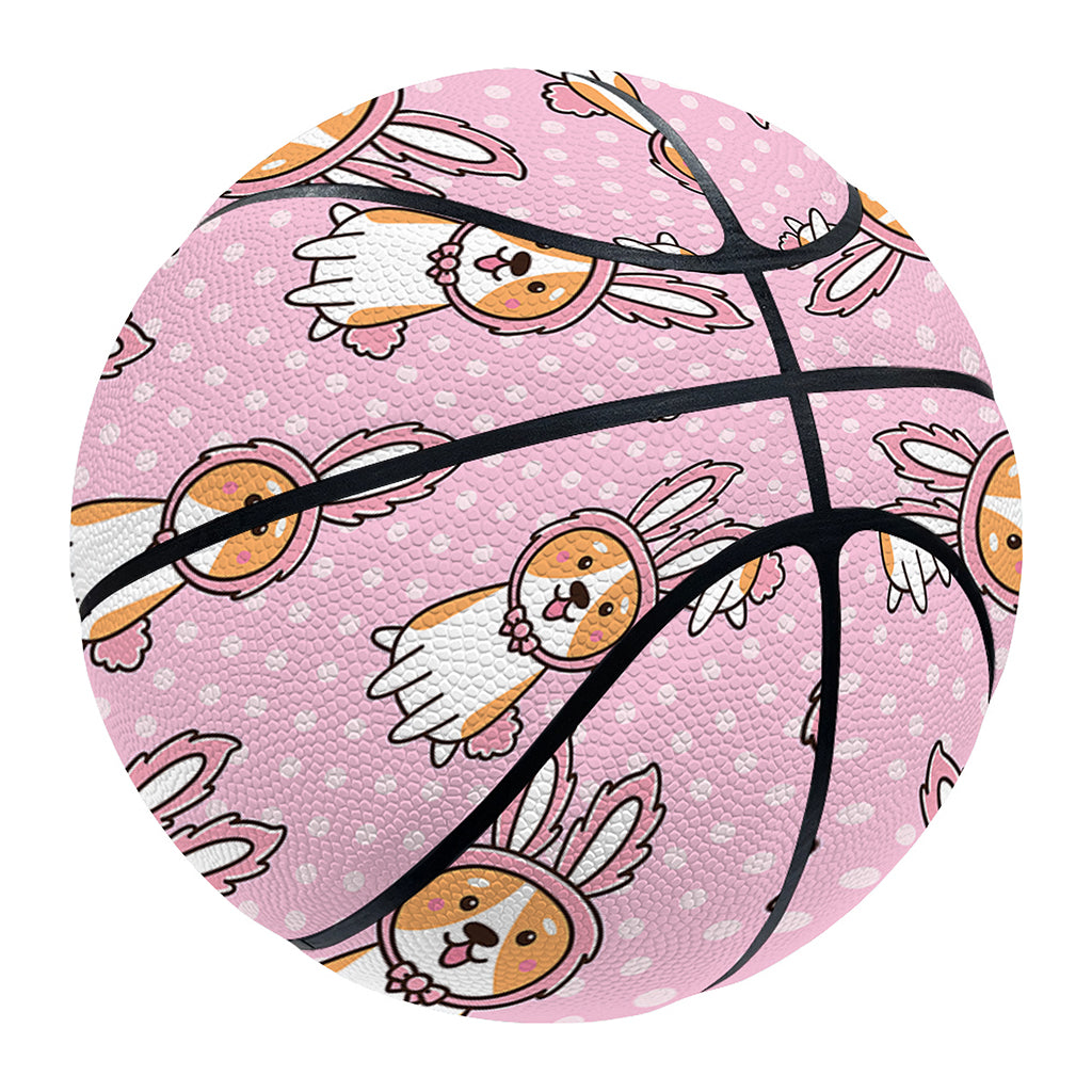 Bunny Corgi Pattern Print Basketball