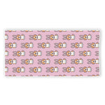 Bunny Corgi Pattern Print Beach Towel