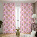Bunny Corgi Pattern Print Dimout Pencil Pleat Curtains